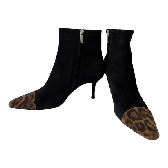 Gianvito Rossi Lucy 70 ankle boot in Suede and animal print Size EU 37, US 7 - Picture 3 of 11